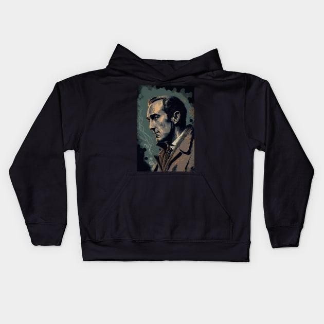 Sherlock Holmes Kids Hoodie by GaudaPrime31